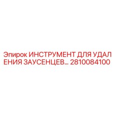 2810084100 ИНСТРУМЕНТ ДЛЯ УДАЛЕНИЯ ЗАУСЕНЦЕВ Epiroc