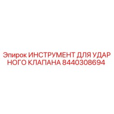 8440308694 ИНСТРУМЕНТ ДЛЯ УДАРНОГО КЛАПАНА Epiroc
