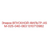 1310713982 Впускной Фильтр ASM-025-040-063 Epiroc
