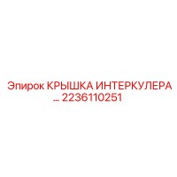 2236110251 КРЫШКА ИНТЕРКУЛЕРА Epiroc
