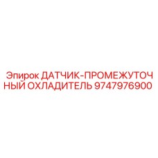 9747976900 ДАТЧИК-ПРОМЕЖУТОЧНЫЙ ОХЛАДИТЕЛЬ Epiroc