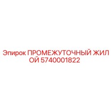 5740001822 ПРОМЕЖУТОЧНЫЙ ЖИЛОЙ Epiroc
