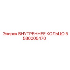 5580005470 ВНУТРЕННЕЕ КОЛЬЦО Epiroc
