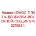 Оригинальная износостойкая плита для дробилок Epiroc артикул 9753215544