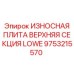 Оригинальная верхняя плита секции LOWE для дробилок Epiroc артикул 9753215570