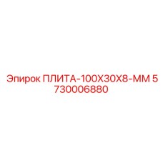 5730006880 ПЛИТА-100X30X8-ММ Epiroc