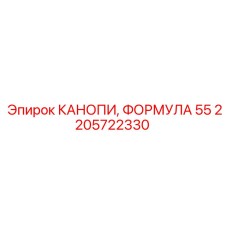2205722330 КАНОПИ, ФОРМУЛА 55 от Epiroc