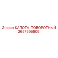 2657595605 КАПОТА-ПОВОРОТНЫЙ Epiroc