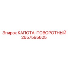 2657595605 КАПОТА-ПОВОРОТНЫЙ Epiroc