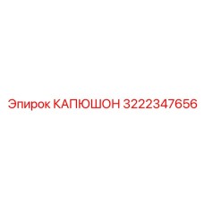 3222347656 КАПЮШОН Epiroc