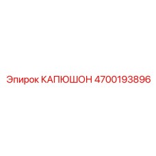4700193896 КАПЮШОН Epiroc