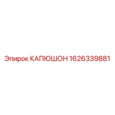 1626339881 КАПЮШОН Epiroc