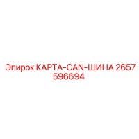2657596694 КАРТА-CAN-ШИНА Epiroc