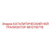 4812116778 КАТАЛИТИЧЕСКИЙ НЕЙТРАЛИЗАТОР Epiroc