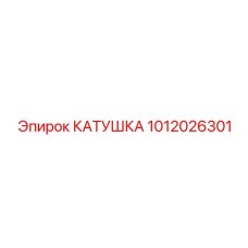 1012026301 КАТУШКА Epiroc