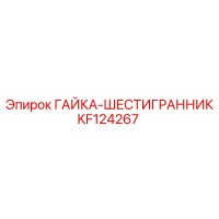 KF124267 ГАЙКА-ШЕСТИГРАННИК Epiroc
