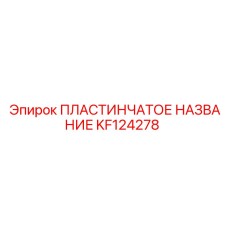 KF124278 ПЛАСТИНЧАТОЕ НАЗВАНИЕ Epiroc