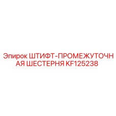 KF125238 ШТИФТ-ПРОМЕЖУТОЧНАЯ ШЕСТЕРНЯ Epiroc