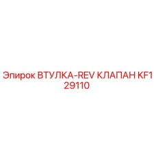 KF129110 ВТУЛКА-REV КЛАПАН (Epiroc)