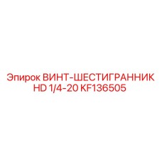 KF136505 ВИНТ-ШЕСТИГРАННИК HD 1/4-20 Epiroc