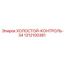 1312100381 ХОЛОСТОЙ-КОНТРОЛЬ-34 (Epiroc)