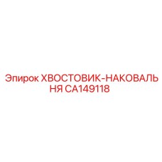 CA149118 ХВОСТОВИК-НАКОВАЛЬНЯ Epiroc
