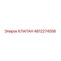 4812274558 КЛАПАН Epiroc