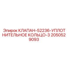 2050529093 КЛАПАН-52236-УПЛОТНИТЕЛЬНОЕ КОЛЬЦО-3 Epiroc