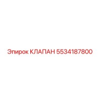 5534187800 КЛАПАН Epiroc