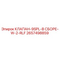 2657498859 КЛАПАН-9SPL-В СБОРЕ-W-2-RLF Epiroc
