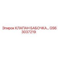 GS63037219 КЛАПАН БАБОЧКА Epiroc