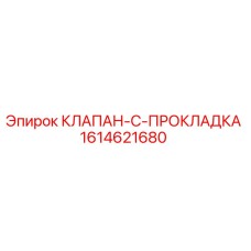 1614621680 КЛАПАН-C-ПРОКЛАДКА Epiroc