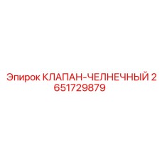2651729879 КЛАПАН-ЧЕЛНЕЧНЫЙ Epiroc