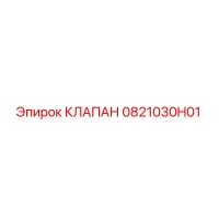 0821030H01 КЛАПАН Epiroc
