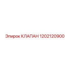 1202120900 КЛАПАН Epiroc