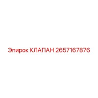 2657167876 КЛАПАН Epiroc