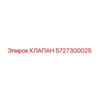 5727300025 КЛАПАН Epiroc
