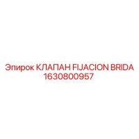 1630800957 КЛАПАН FIJACION BRIDA Epiroc