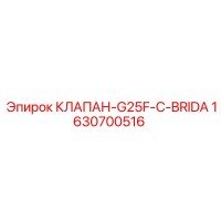 1630700516 КЛАПАН G25F-C-BRIDA Epiroc