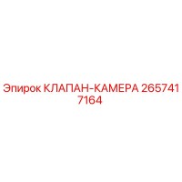 2657417164 КЛАПАН-КАМЕРА Epiroc