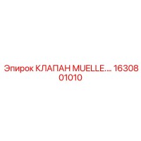 1630801010 КЛАПАН MUELLE Epiroc