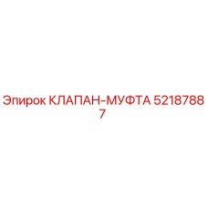 52187887 КЛАПАН-МУФТА Epiroc