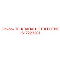 1617223201 TE-КЛАПАН-ОТВЕРСТИЕ Epiroc
