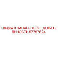 57787624 КЛАПАН-ПОСЛЕДОВАТЕЛЬНОСТЬ Epiroc