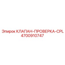 Клапан проверки CPL 4700910747 Epiroc в сборе