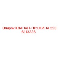 2236113336 КЛАПАН-ПРУЖИНА - Epiroc
