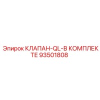 93501808 КЛАПАН-QL-В КОМПЛЕКТЕ Epiroc