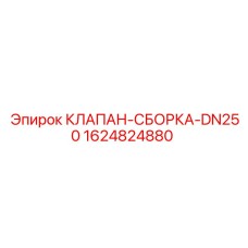 Клапан-сборка DN250 1624824880 Epiroc