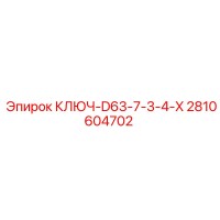 2810604702 КЛЮЧ-D63-7-3-4-X Epiroc