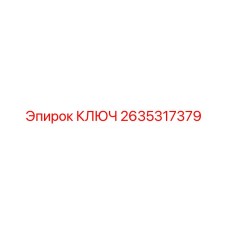 2635317379 КЛЮЧ Epiroc